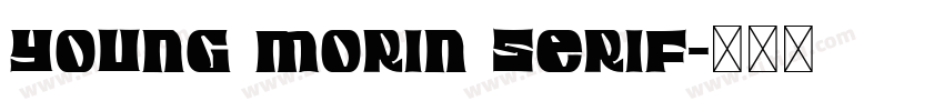 young morin serif字体转换